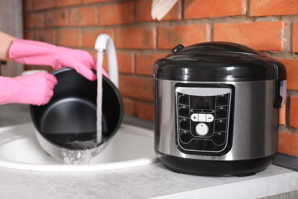 how to clean an electric multi cooker