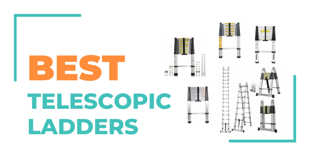 telescopic ladders collage