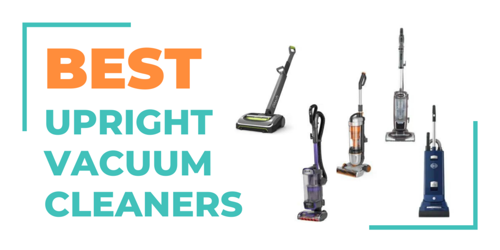 upright vacuum cleaners collage