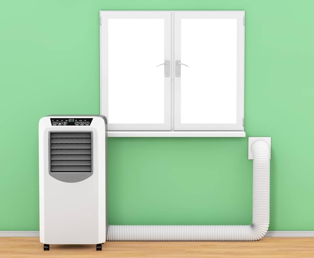 how does a portable air conditioner work
