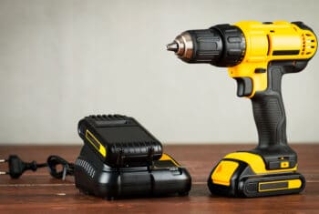 yellow power tool on a table