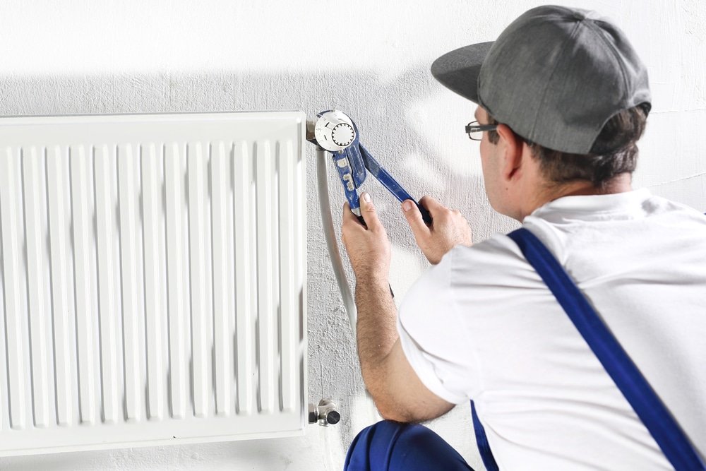 how to install a bathroom heater
