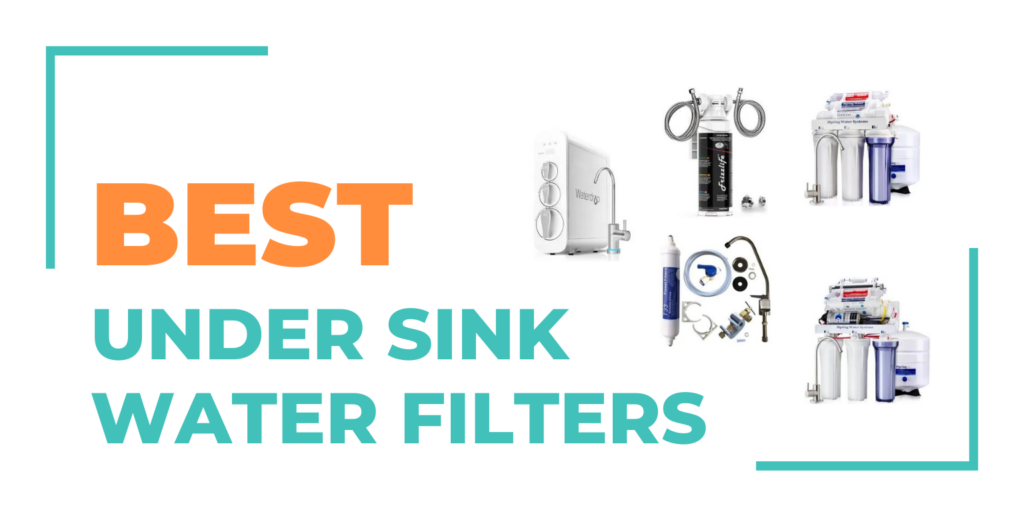 under sink water filters collage