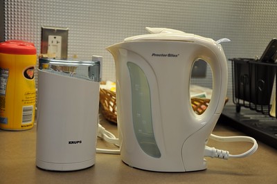 Kitchen appliances for making coffee