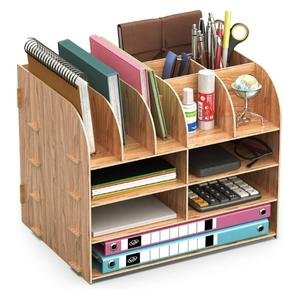 Lesfit Wood Desk Tidy Organiser